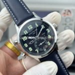 3K Factory Patek Philippe Calatrava Pilot Travel Time 5524G-001 42mm White Gold Blue Dial