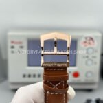 3K Factory Patek Philippe Calatrava Pilot Travel Time 5524R-001 Rose Gold Brown Dial (2) 3K Factory Patek Philippe Calatrava Pilot Travel Time 5524R-001 42mm Rose Gold Brown Dial