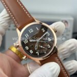 3K Factory Patek Philippe Calatrava Pilot Travel Time 5524R-001 Rose Gold Brown Dial (4) 3K Factory Patek Philippe Calatrava Pilot Travel Time 5524R-001 42mm Rose Gold Brown Dial