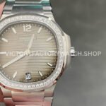 3K 7118 1200A grey dial steel diamond Nautilus