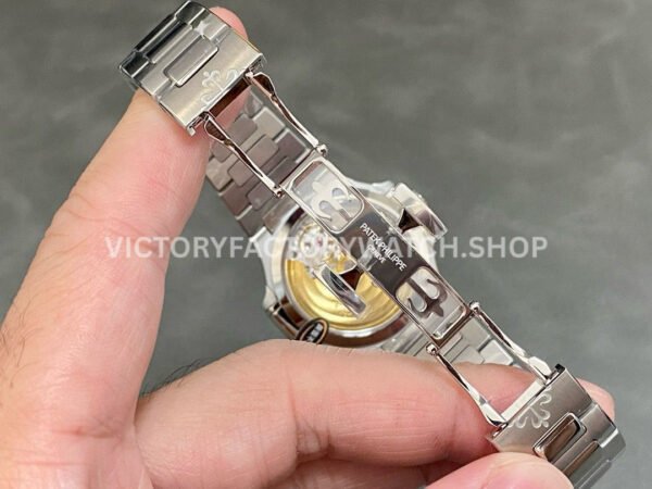 3K Factory Patek Philippe Nautilus 35.2mm 7118-1200A-011 Diamond Bezel Grey Dial