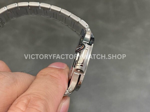 3K Factory Patek Philippe Nautilus 35.2mm 7118-1200A-011 Diamond Bezel Grey Dial