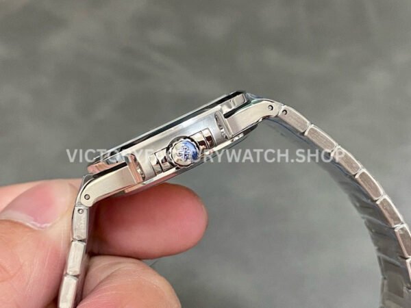 3K Factory Patek Philippe Nautilus 35.2mm 7118-1200A-011 Diamond Bezel Grey Dial