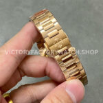 3K Factory Patek Philippe Nautilus 35.2mm 7118-1300R-001 Full Rose Gold Diamond Bezel Rose Gold Dial
