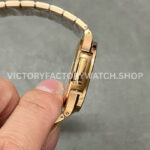 3K Factory Patek Philippe Nautilus 35.2mm 7118-1300R-001 Full Rose Gold Diamond Bezel Rose Gold Dial