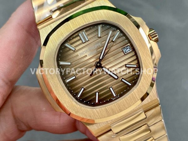 3K Factory Patek Philippe Nautilus 5711-1R-001 40mm Full Rose Gold Rose Gold Dial