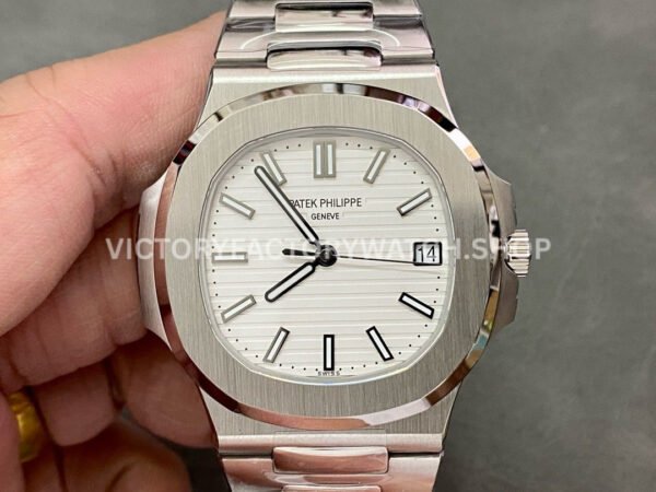 3K 5711 1A white dial Patek Nautilus steel