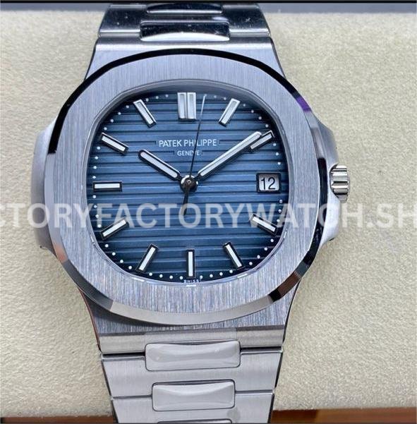 3K 5811 1G blue dial Patek Nautilus white gold