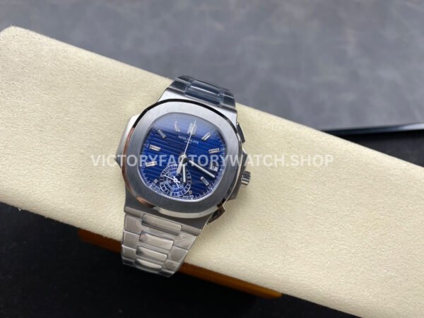 3K Factory Patek Philippe Nautilus 59761G-001 40.5mm White Gold Blue Dial (1) 3K Factory Patek Philippe Nautilus 5976/1G-001 40.5mm White Gold Blue Dial