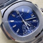 3K Factory Patek Philippe Nautilus 59761G-001 40.5mm White Gold Blue Dial (4) 3K Factory Patek Philippe Nautilus 5976/1G-001 40.5mm White Gold Blue Dial