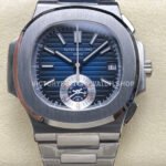 3K 5980 1A blue dial Patek Nautilus steel bracelet