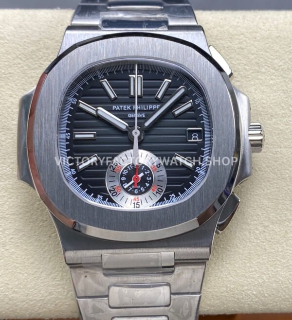3K 5980 1A black dial Patek Nautilus steel