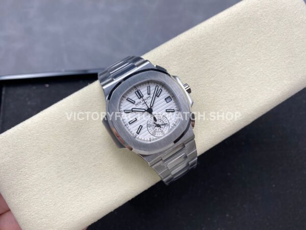 3K Factory Patek Philippe Nautilus 5980/1A-019 40.5mm Full Steel White Dial