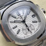 3K Factory Patek Philippe Nautilus 5980/1A-019 40.5mm Full Steel White Dial