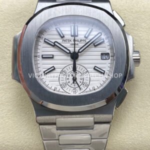 3K 5980 1A white dial Patek Nautilus full steel