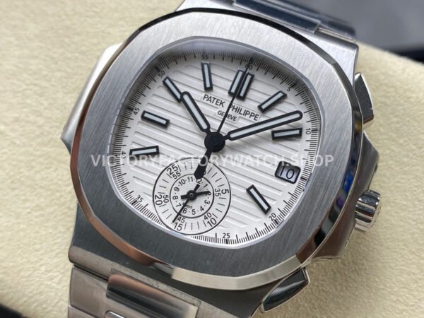 3K Factory Patek Philippe Nautilus 5980/1A-019 40.5mm Full Steel White Dial