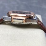 3K Factory Patek Philippe Nautilus 5980/1AR-0001 40.5mm Leather Strap Half Rose Gold Blue Dial