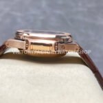 3K Factory Patek Philippe Nautilus 5980/1R-001 40.5mm Leather Strap Rose Gold Black Dial