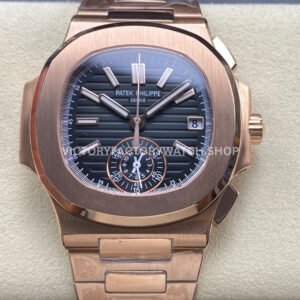 3K 5980 1R black dial Patek Nautilus rose gold