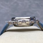 3K Factory Patek Philippe Nautilus 5980/60G-001 40.5mm Calf Skin Strap White Gold Blue-Gray Dial