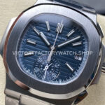 3K Factory Patek Philippe Nautilus 598060G-001 40.5mm White Gold Blue-Gray Dial (10) 3K Factory Patek Philippe Nautilus 5980/60G-001 40.5mm White Gold Blue-Gray Dial