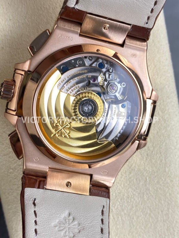 3K Factory Patek Philippe Nautilus 5980R-001 40.5mm Leather Strap Rose Gold Brown Dial (1) 3K Factory Patek Philippe Nautilus 5980R-001 40.5mm Leather Strap Rose Gold Brown Dial