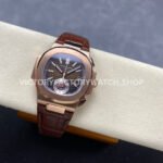 3K Factory Patek Philippe Nautilus 5980R-001 40.5mm Leather Strap Rose Gold Brown Dial (10) 3K Factory Patek Philippe Nautilus 5980R-001 40.5mm Leather Strap Rose Gold Brown Dial