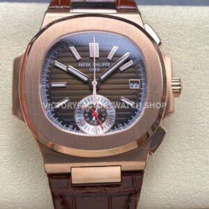 3K 5980R brown dial leather strap Patek Nautilus