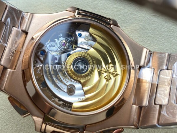 3K Factory Patek Philippe Nautilus 5980R-001 40.5mm Rose Gold Brown Dial (9) 3K Factory Patek Philippe Nautilus 5980R-001 40.5mm Rose Gold Brown Dial