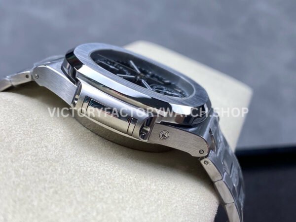 3K Factory Patek Philippe Nautilus 59901A-001 40.5mm Full Steel Black Dial (2) 3K Factory Patek Philippe Nautilus 5990/1A-001 40.5mm Full Steel Black Dial