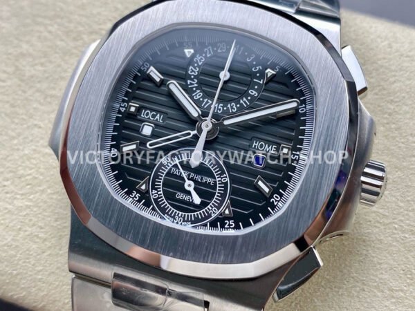 3K Factory Patek Philippe Nautilus 59901A-001 40.5mm Full Steel Black Dial (5) 3K Factory Patek Philippe Nautilus 5990/1A-001 40.5mm Full Steel Black Dial