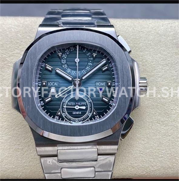 3K 5990 1A blue dial Patek Nautilus steel