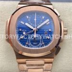 3K 5990 1R blue dial Patek Nautilus rose gold