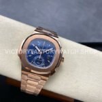3K Factory Patek Philippe Nautilus 5990/1R-001 40.5mm Full Rose Gold Blue Dial
