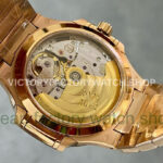 3K Factory Patek Philippe Nautilus 7118-1200R-010 Full Rose Gold Diamond Bezel Gold Dial (7) 3K Factory Patek Philippe Nautilus 7118-1200R-010 Full Rose Gold Diamond Bezel Gold Dial