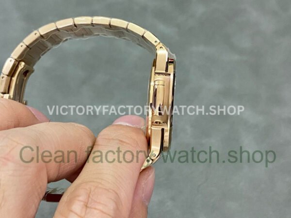 3K Factory Patek Philippe Nautilus 7118/1R-001 Rose Gold Silver Dial