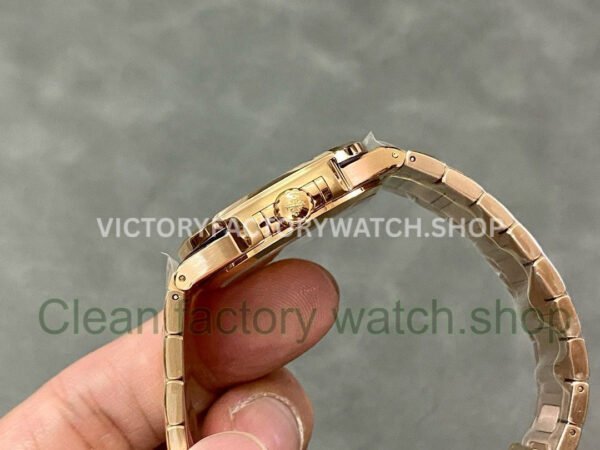 3K Factory Patek Philippe Nautilus 7118/1R-001 Rose Gold Silver Dial