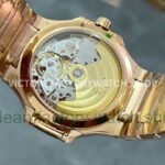 3K Factory Patek Philippe Nautilus 7118/1R-001 Rose Gold Silver Dial