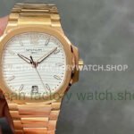 3K 7118 1R silver dial Patek Nautilus rose gold