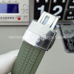 3K Factory Patek Philippe Aquanaut 5168G-010 42.2mm White Gold Avocado Green Rubber Strap Avocado Green Dial