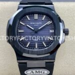 AMG PP5711 grey dial ceramic Nautilus black strap