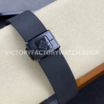 AMG Factory Customer Made Patek Philippe Nautilus PP5711 40mm Ceramics Black Rubber Strap Grey Dial