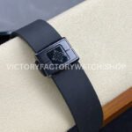 AMG Factory Customer Made Patek Philippe Nautilus PP5711 40mm Ceramics Dark Green Rubber Strap Yellow Green Dial