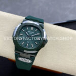 AMG Factory Customer Made Patek Philippe Nautilus PP5711 40mm Ceramics Dark Green Rubber AMG Factory Customer Made Patek Philippe Nautilus PP5711 40mm Ceramics Dark Green Rubber Strap Dark Green Dial