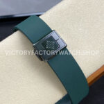AMG Factory Customer Made Patek Philippe Nautilus PP5711 40mm Ceramics Dark Green Rubber (3) AMG Factory Customer Made Patek Philippe Nautilus PP5711 40mm Ceramics Dark Green Rubber Strap Dark Green Dial