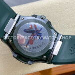 AMG Factory Customer Made Patek Philippe Nautilus PP5711 40mm Ceramics Dark Green Rubber (4) AMG Factory Customer Made Patek Philippe Nautilus PP5711 40mm Ceramics Dark Green Rubber Strap Dark Green Dial