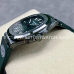AMG Factory Customer Made Patek Philippe Nautilus PP5711 40mm Ceramics Dark Green Rubber (5) AMG Factory Customer Made Patek Philippe Nautilus PP5711 40mm Ceramics Dark Green Rubber Strap Dark Green Dial
