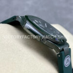 AMG Factory Customer Made Patek Philippe Nautilus PP5711 40mm Ceramics Dark Green Rubber (8) AMG Factory Customer Made Patek Philippe Nautilus PP5711 40mm Ceramics Dark Green Rubber Strap Dark Green Dial