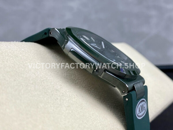 AMG Factory Customer Made Patek Philippe Nautilus PP5711 40mm Ceramics Dark Green Rubber (8) AMG Factory Customer Made Patek Philippe Nautilus PP5711 40mm Ceramics Dark Green Rubber Strap Dark Green Dial