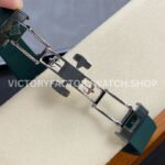 AMG Factory Customer Made Patek Philippe Nautilus PP5711 40mm Ceramics Dark Green Rubber Strap White Dial